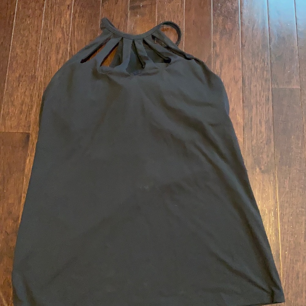 Black Cutout Fabletics Tank